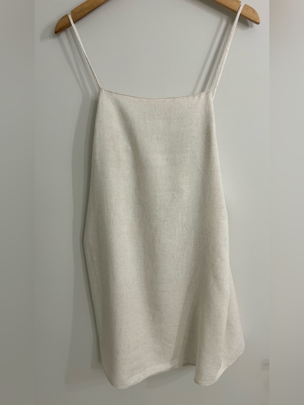 American Eagle Linen mini dress tie back